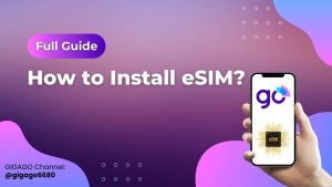 How to install Japan eSIM
