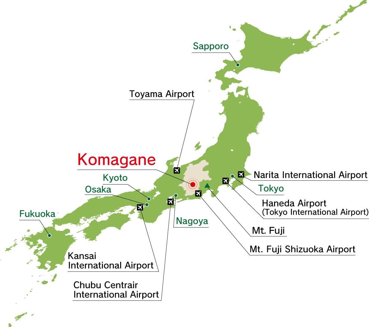 Japan Airport maps - Getting SIM card at Japan Airports