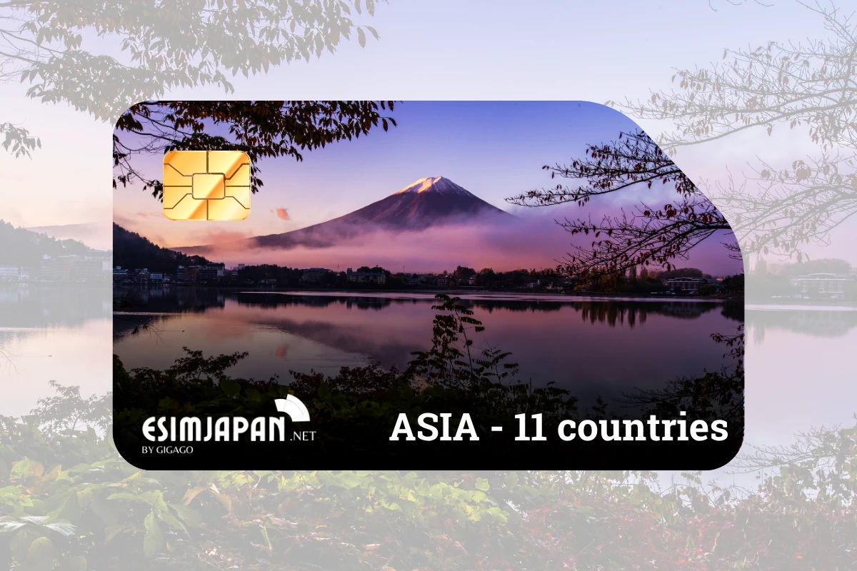 esim asia 11 countries eSIM Asia – 11 Countries